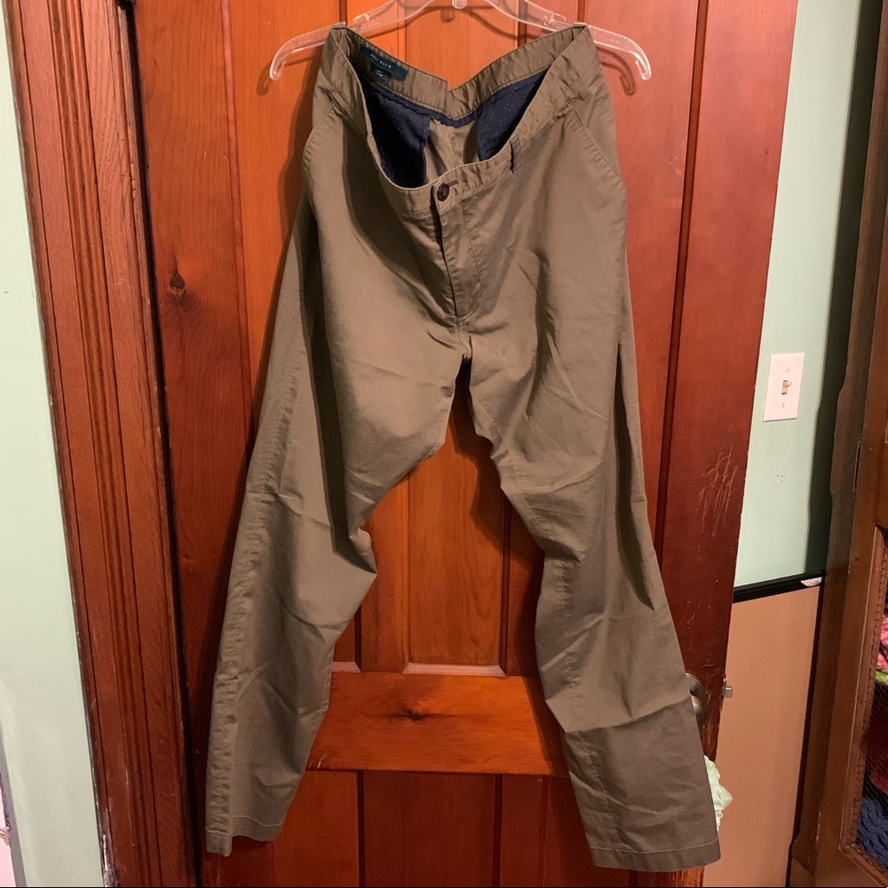 Perry Ellis brown dress pants slim fit 36x34